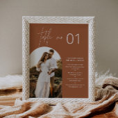 SIENNA Boho fototafel nummer met leuke weetjes 8x1 Poster
