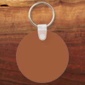 Sienna Brown A0522D Color - Een naam toevoegen Opt Sleutelhanger (Achterkant)