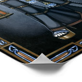 Sienna & Celeste Gothic Dragon Twins Fairy Poster (Hoek)