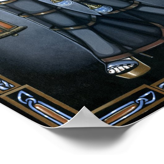 Sienna & Celeste Gothic Dragon Twins Fairy Poster (Hoek)