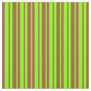 Sienna & Chartreuse Stripes Stof