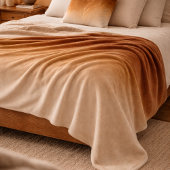Sienna Cocoa Fade Fleece Deken