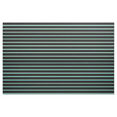 Sienna, Cyan, Beige & Black Pattern of Stripes Stof (Fat Quarter)