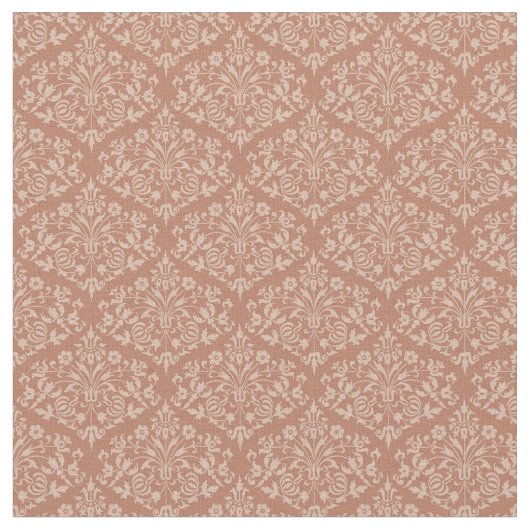 Sienna Damask Stof (Close Up)