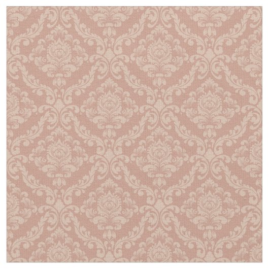Sienna Damask Stof (Close Up)