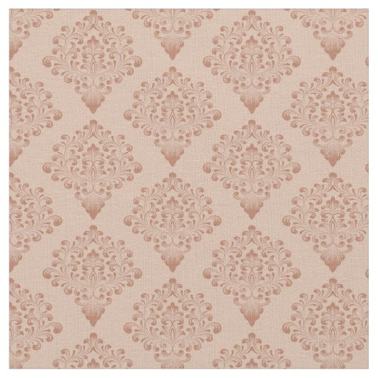 Sienna Damask Stof (Close Up)