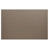 Sienna & Dark Slate Grey Stripes/Lines Pattern Stof (Yard (91,4 cm))