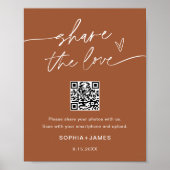 SIENNA Deel de QR-code van de Liefde Weddenschap Poster (Voorkant)