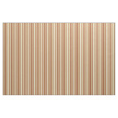 Sienna en Bleek Goldenrod Lined/Striped Pattern Stof (Fat Quarter)
