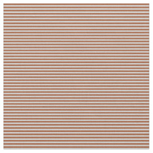 Sienna en Light Grey Stripes Stof