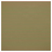 Sienna & Forest Green Lined/Striped Pattern Stof (Swatch)