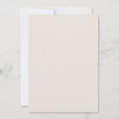 Sienna Goud Ader Bruidsboeket Blad Bruiloft Kaart (Achterkant)