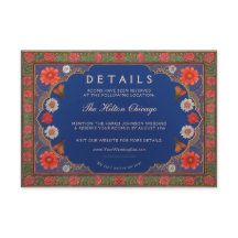 SIENNA I: Kaart voor huwelijksdetails