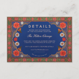 SIENNA I: Kaart voor huwelijksdetails