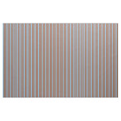 Sienna & Light Sky Blue Striped/Lined Pattern Stof (Fat Quarter)