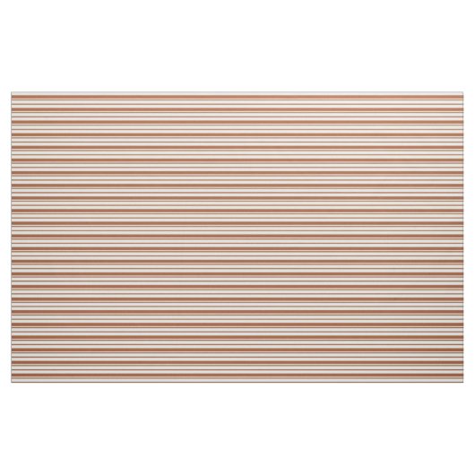 Sienna & Light Yellow Lined/Striped Pattern Stof (Fat Quarter)