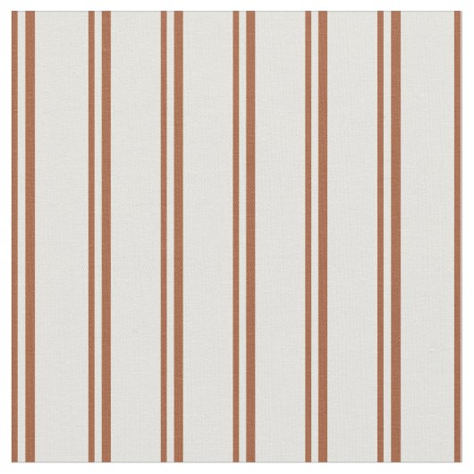 Sienna & Light Yellow Striped Pattern Stof (Close Up)