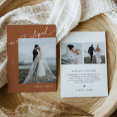 SIENNA Minimalistische Hart Elopement Aankondiging