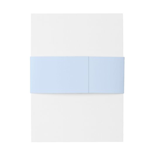 SIENNA Modern Light Blue Destination Band Uitnodigingen Wikkel (Achterkant Voorbeeld)