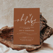 SIENNA Oh Baby shower uitnodiging