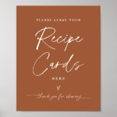 SIENNA Ontvang Kaart - Verlaat uw Ontvanger Poster (Voorkant)