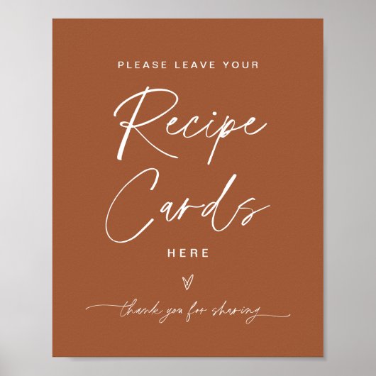 SIENNA Ontvang Kaart - Verlaat uw Ontvanger Poster (Voorkant)