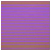 Sienna & Paars gekleurd Striped Pattern Stof (Swatch)
