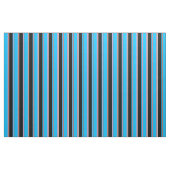 Sienna, Plum, Deep Sky Blue, Black & White gekleur Stof (Fat Quarter)