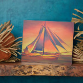 Sienna Sails op Sunset Fotoplaat (Zijkant)
