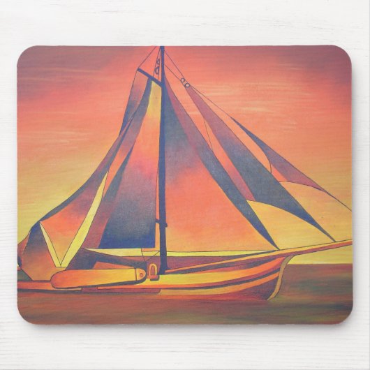 Sienna Sails op Sunset Muismat (Voorkant)
