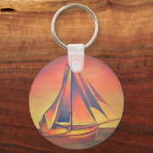 Sienna Sails op Sunset Sleutelhanger (Voorkant)