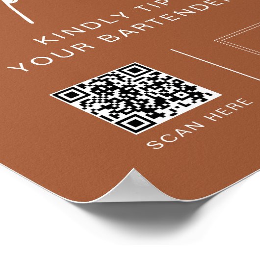 SIENNA Tipsy Sign, Venmo Cash App Poster (Hoek)