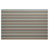 Sienna, Turquoise, Black en Lavender Stripes Stof (Fat Quarter)
