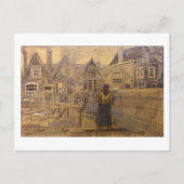 Sien's moederhuis, Van Gogh Fine Art Briefkaart (Voorkant)