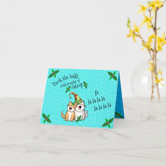 "Sier de gang met kattenkruid" Aanpasbaar Kaart