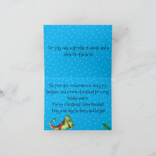 "Sier de gang met kattenkruid" Aanpasbaar Kaart (Binnen)