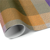 Sier geruite stof cadeaupapier (Rol Hoek)