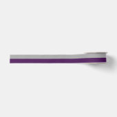 Sier Half En Half Grosgrain Lint (Voorkant)