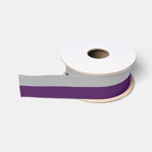 Sier Half En Half Grosgrain Lint