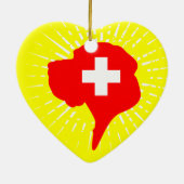 Sieraad Great Dane Keramisch Ornament (Achterkant)