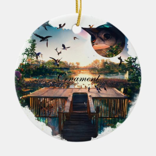 Sieraad Keramisch Ornament (Voorkant)