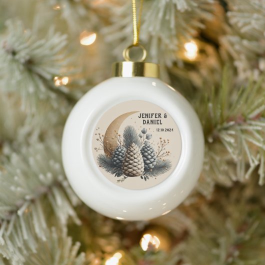 Sieraad Keramische Bal Ornament (Boom)