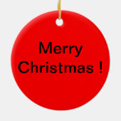 sieraad "Kerst van de Kerst" Keramisch Ornament (Achterkant)