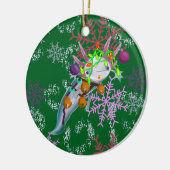 Sieraad met axolotl keramisch ornament (Links)