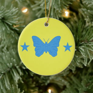 Sieraad met vlag van Bady Bassitt Keramisch Ornament
