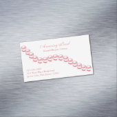 sieraad parel magnetisch visitekaartje (Voorbeeld)