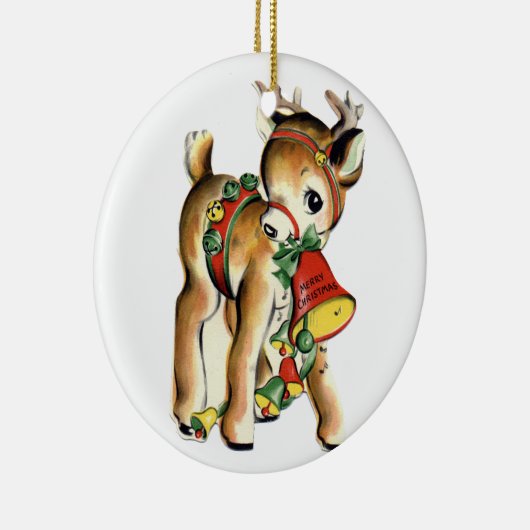  sieraad van de Kerstman Keramisch Ornament (Rechts)