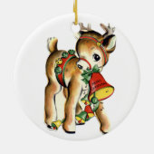  sieraad van de Kerstman Keramisch Ornament (Achterkant)