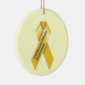 Sieraad voor bewustwording van kanker bij kinderen keramisch ornament (Rechts)