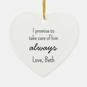 Sieraad voor de schoonfamilie - Persoonlijke huwel Keramisch Ornament